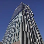 Manchester Beetham Tower in the Manchester removal service area